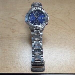 Citizen Silver Stainless Watch with Blue Dial